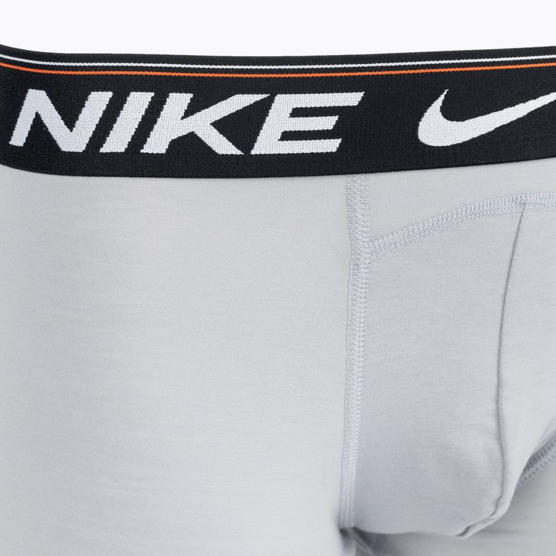 Nike Dri-FIT Ultra Comfort Trunk 3 db férfi boxeralsó grey/orange 4