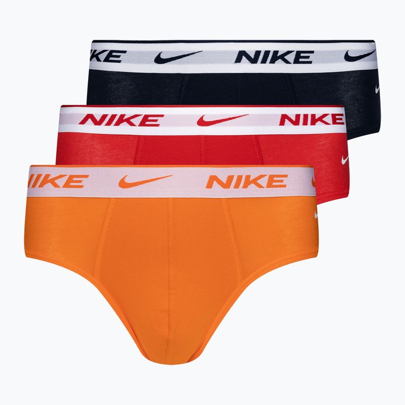 Nike Everyday Cotton Stretch Brief blue/red/orange, 3 db, férfi alsónadrág