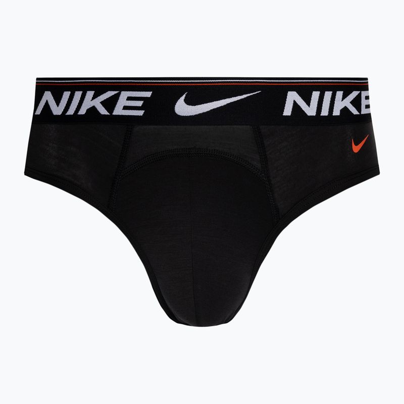 Férfi alsó Nike Dri-Fit Hip Logo Brief 3 darab black/black/black 2