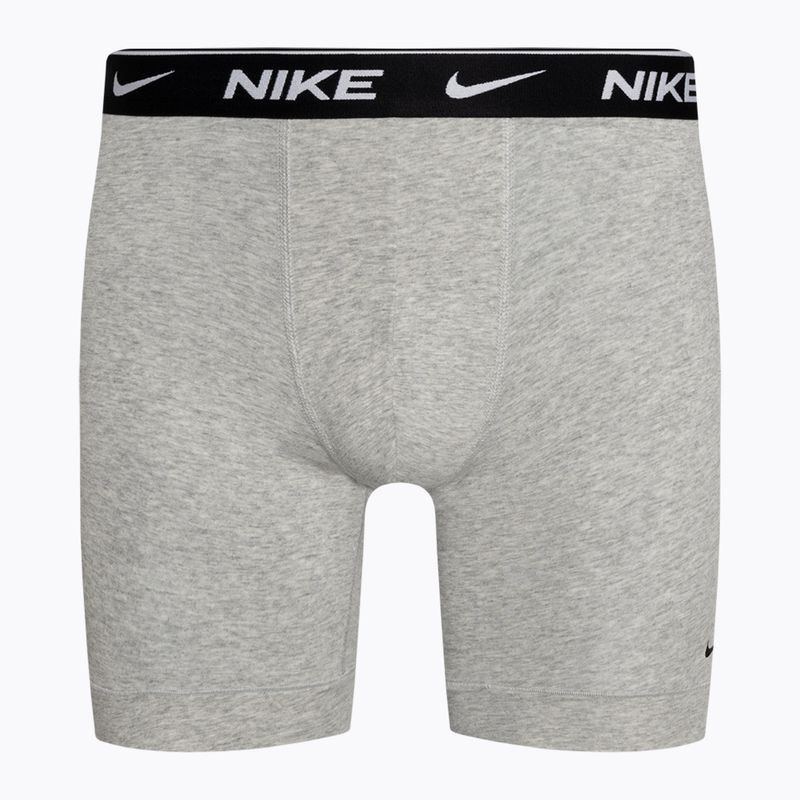 Férfi boxeralsó Nike Everyday Cotton Stretch Boxer Brief 3 darab pear/heather grey/black 3