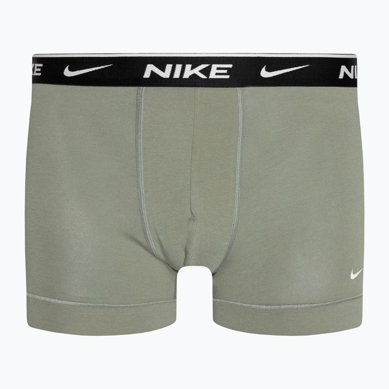 Férfi boxeralsó Nike Everyday Cotton Stretch Trunk 3 pár aquarius blue lg print/grey/uni red 7