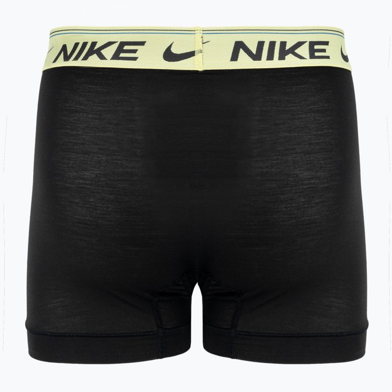 Nike Dri-FIT Ultra Comfort rövidnadrág 3 db férfi boxeralsó black/yellow/fuxia 3
