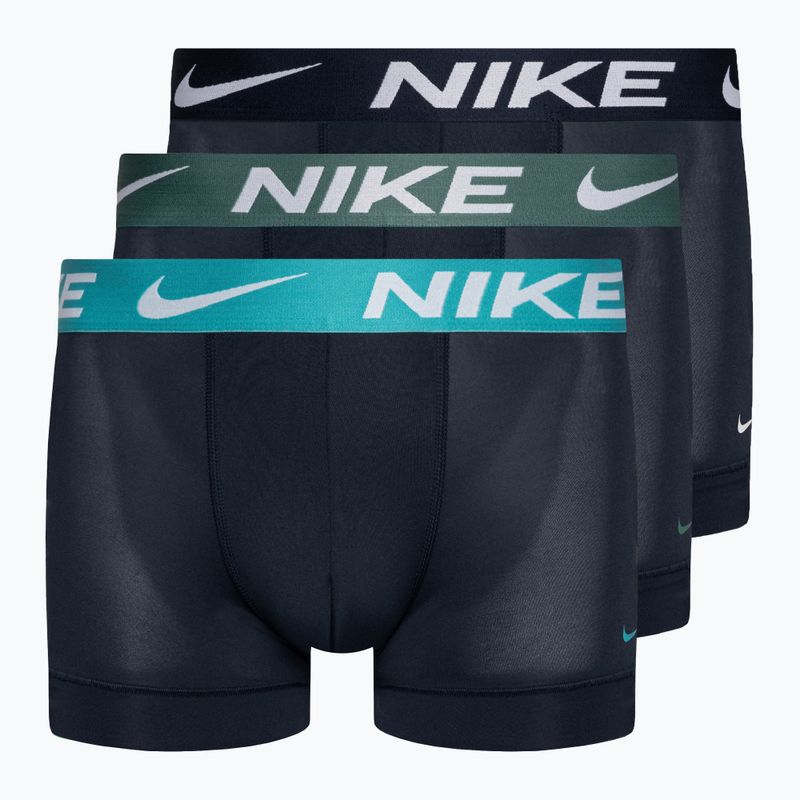 Nike Dri-Fit Essential Micro Trunk boxeralsó 3 db férfi boxeralsó blue/navy/green