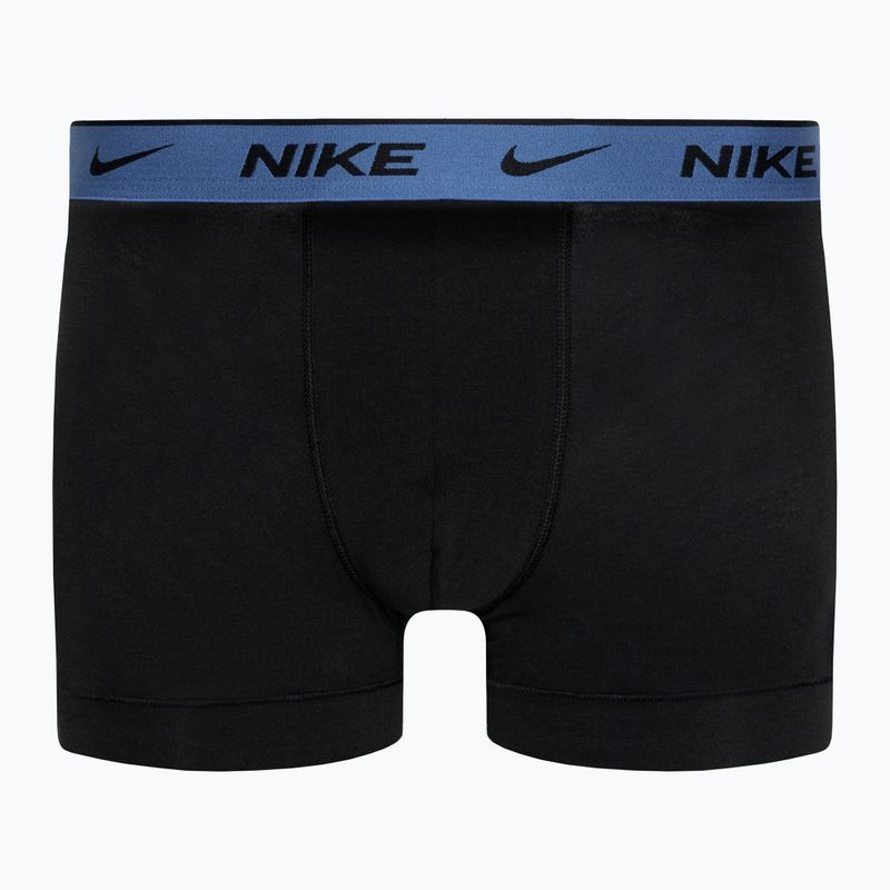 Férfi boxeralsó Nike Everyday Cotton Stretch Trunk 3 darab black/blue/fuchsia/orange 2