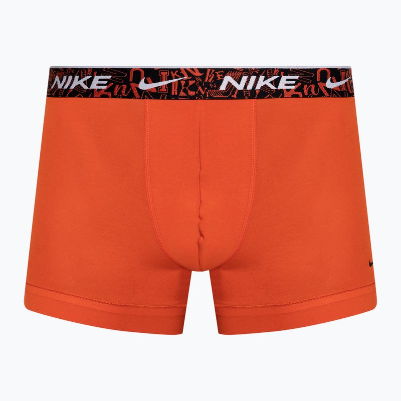 Férfi boxeralsó Nike Everyday Cotton Stretch Trunk 3 darab red/aquarius blue/stadium green 2