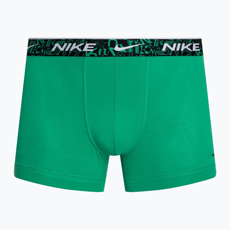 Férfi boxeralsó Nike Everyday Cotton Stretch Trunk 3 darab red/aquarius blue/stadium green 4