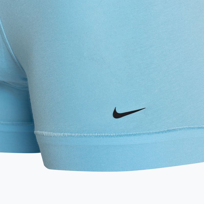 Férfi boxeralsó Nike Everyday Cotton Stretch Trunk 3 pár red/aquarius blue/stadium green 6