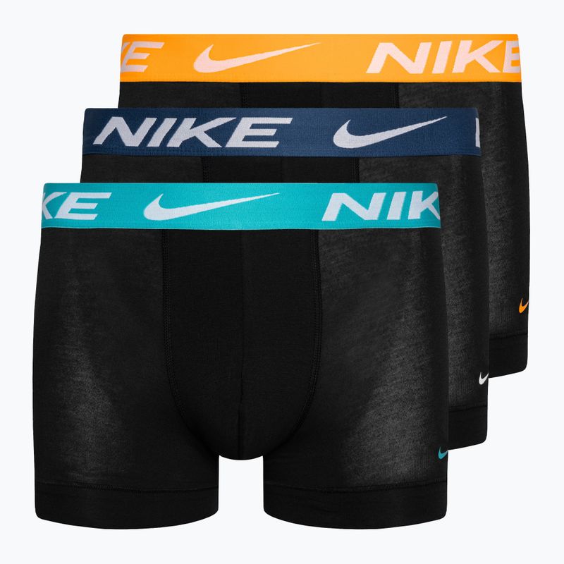 Nike Dri-Fit Essential Micro Trunk boxeralsó 3 db férfi boxeralsó blue/navy/yellow