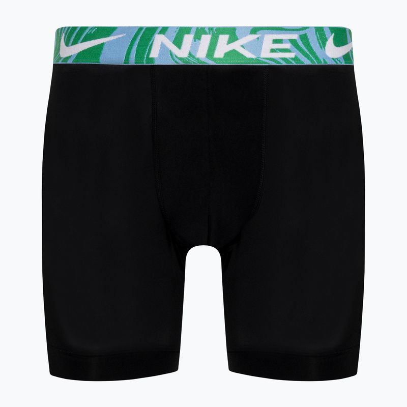 Férfi boxeralsó Nike Dri-Fit Essential Micro Boxer Brief 3 darab black/aquarius bleu/laser fuchsia/grey 2