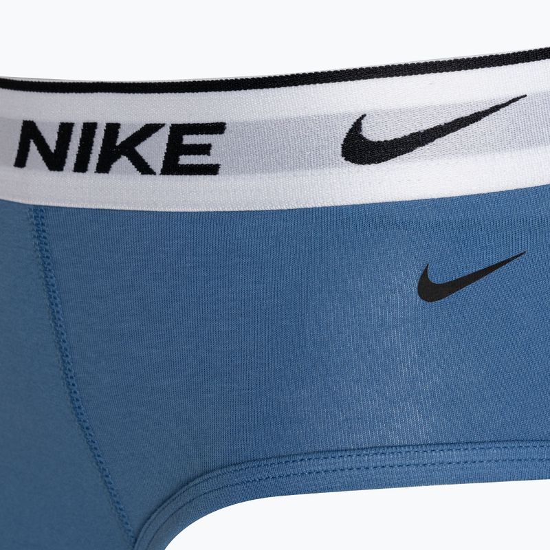 Férfi alsó Nike Everyday Cotton Stretch Brief 3 darab star blue/wolf grey/black white 6