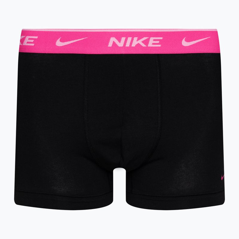 Nike Everyday Cotton Stretch Trunk 3 db férfi boxeralsó blue/turquoise/pink 4