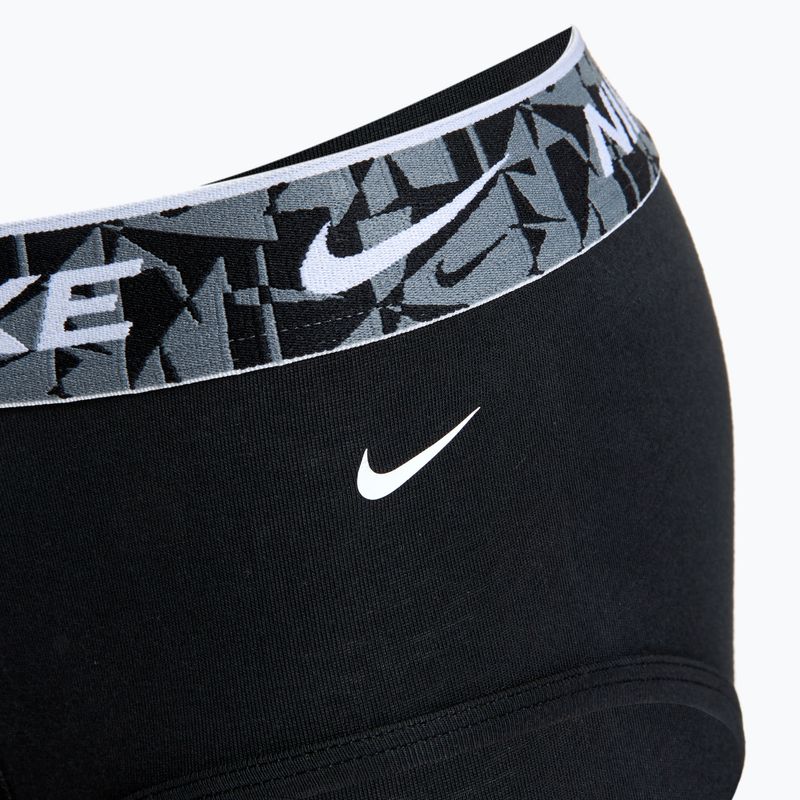 Férfi Nike Everyday Cotton Stretch rövidnadrág 3 pár fekete/zöld/fekete 6