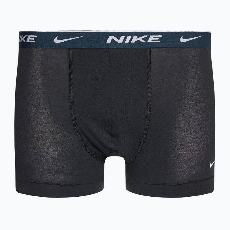 Férfi boxeralsó Nike Everyday Cotton Stretch Trunk 3 pár fekete/armory navy/fekete 5