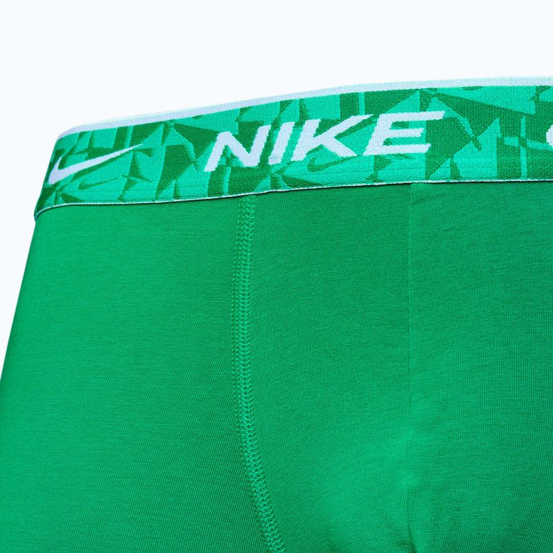 Férfi Nike Everyday Cotton Stretch boxeralsó 3 pár zöld/fekete 6