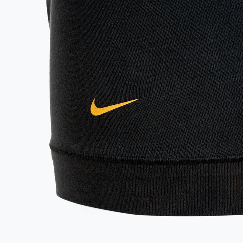 Férfi boxeralsó Nike Everyday Cotton Stretch Trunk 3 pár fekete/arany/piros bíborvörös 6