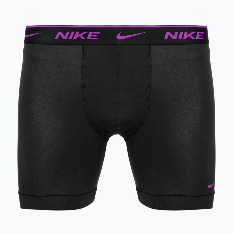 Férfi Nike Everyday Cotton Stretch boxeralsó 3 pár fekete/arany/fekete 3