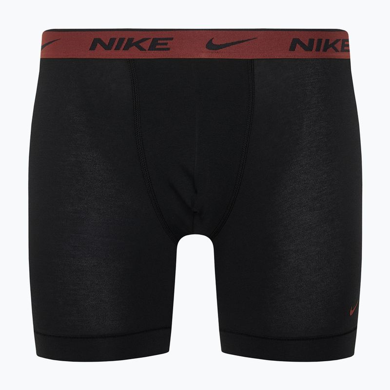 Nike Everyday Cotton Stretch férfi boxeralsó 3 pár cyber fekete/derekaszürke/sötét póni színben 5