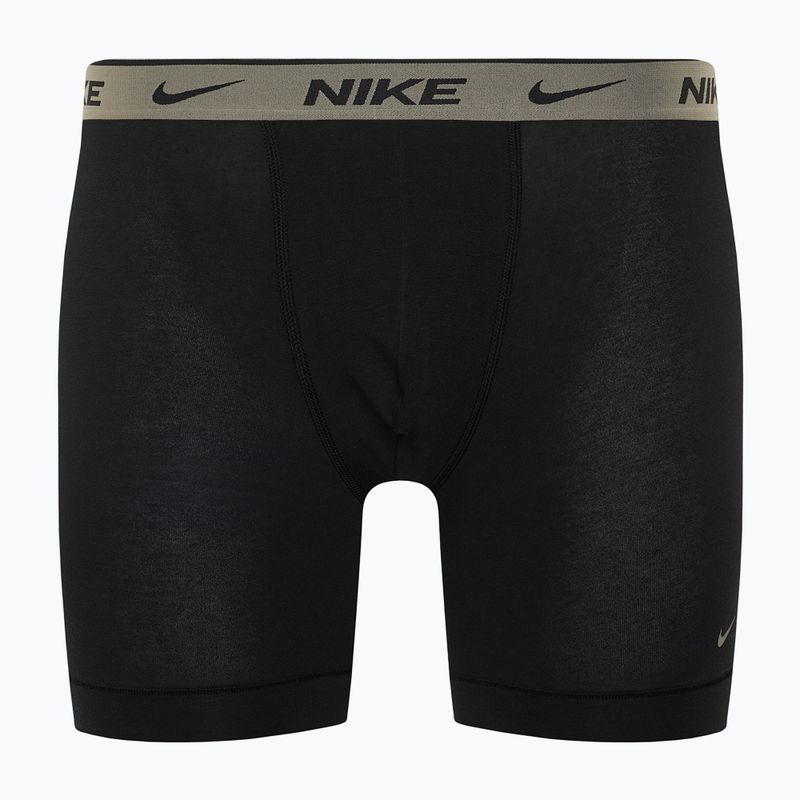 Nike Everyday Cotton Stretch férfi boxeralsó 3 pár cyber fekete/derekaszürke/sötét póni színben 6