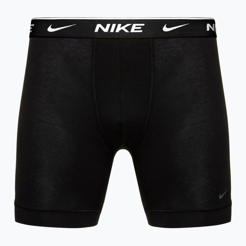 Férfi Nike Everyday Cotton Stretch boxeralsó 3 pár fekete csapat narancs/piros/fekete 4