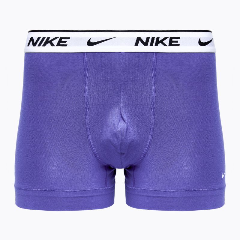 Férfi boxeralsó Nike Everyday Cotton Stretch Trunk 3 pár dustycactus/fekete/arm navy 3