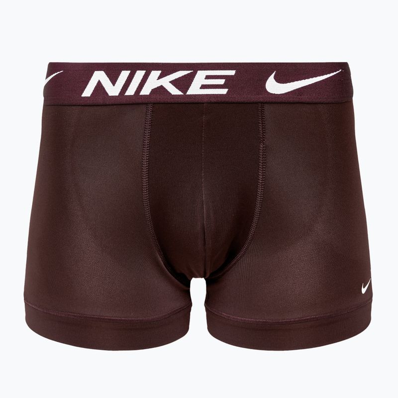 Nike Dri-Fit Essential férfi boxeralsó 3 pár zöld/piros bíbor/burgundi crush 4