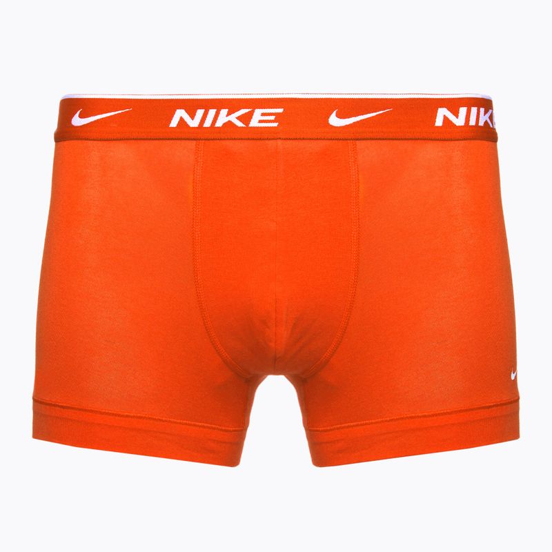 Férfi boxeralsó Nike Everyday Cotton Stretch Trunk 3 pár team narancs/uni piros/fekete 2