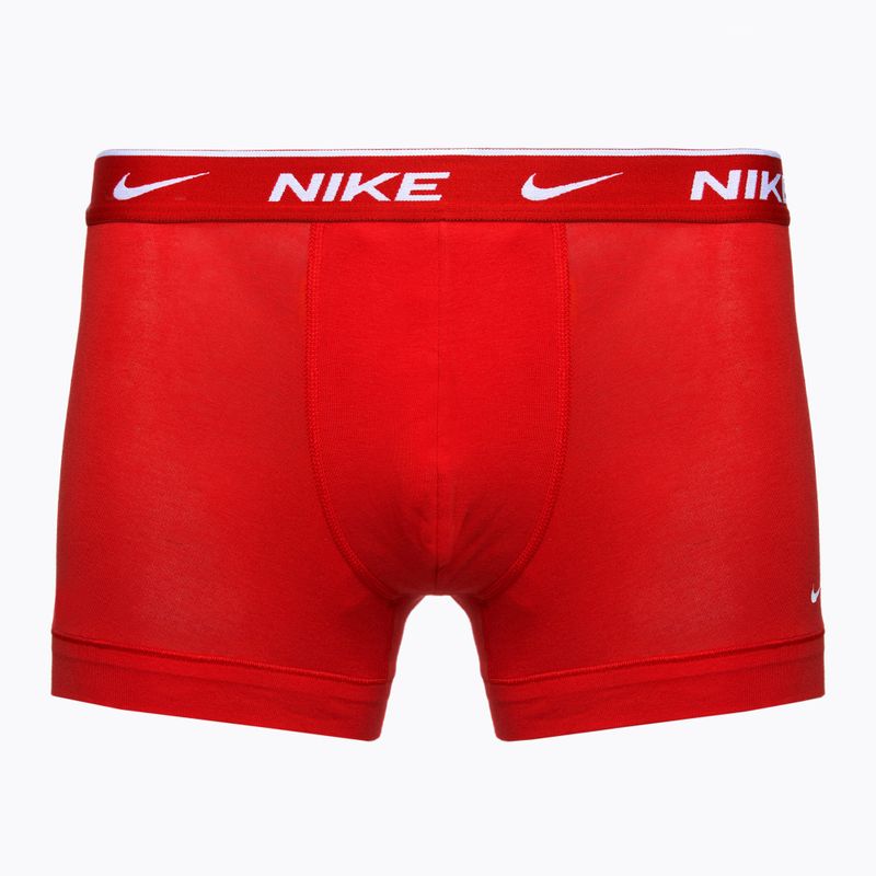 Férfi boxeralsó Nike Everyday Cotton Stretch Trunk 3 pár team narancs/uni piros/fekete 3