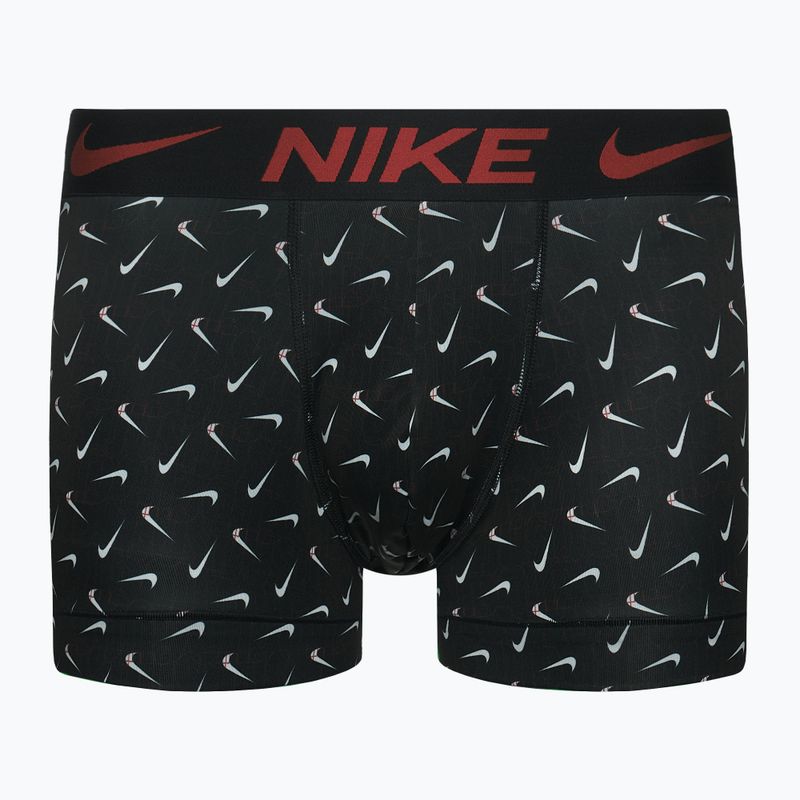 Nike Dri-Fit Essential férfi boxeralsó 3 pár swoosh life print/uni piros/fekete 8