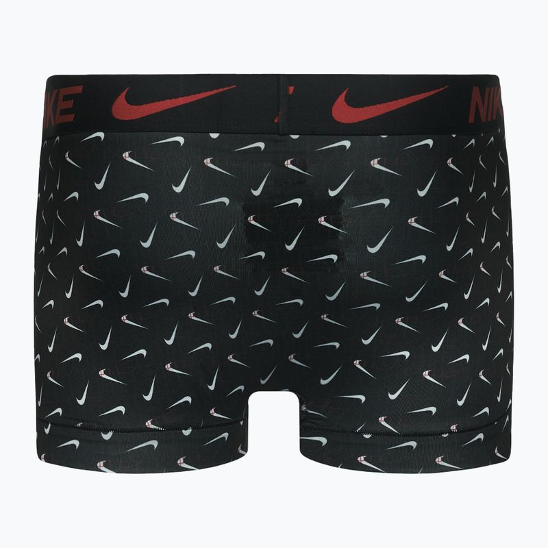 Nike Dri-Fit Essential férfi boxeralsó 3 pár swoosh life print/uni piros/fekete 9