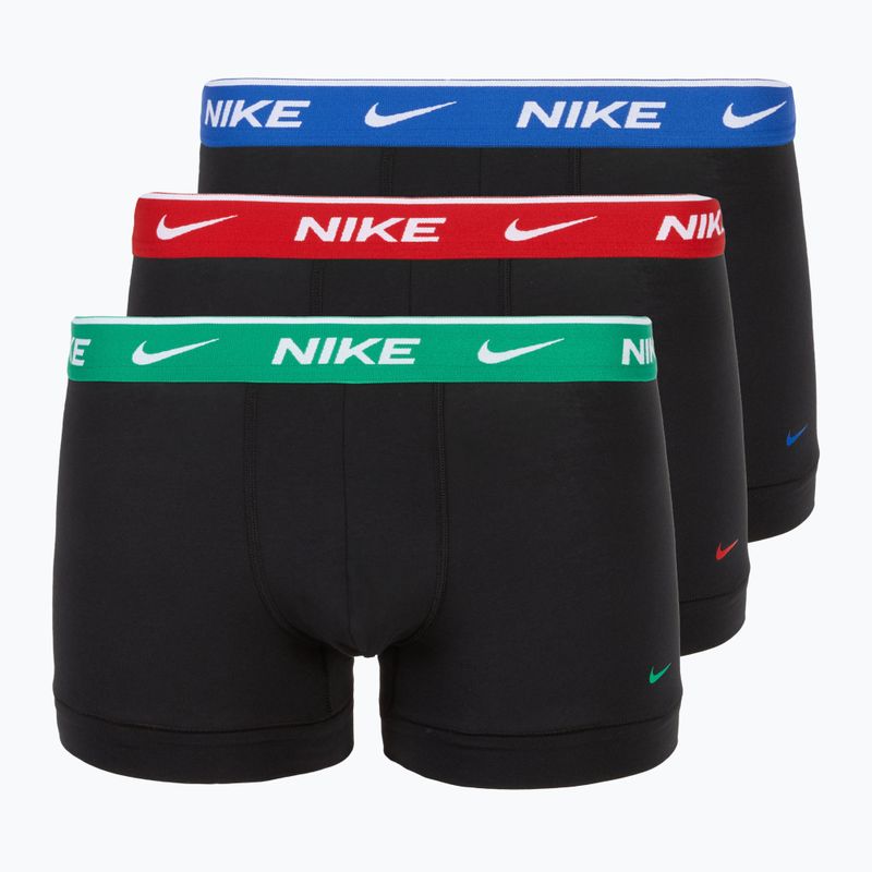 Férfi Nike Everyday Cotton Stretch Trunk boxeralsó 3 pár több színben