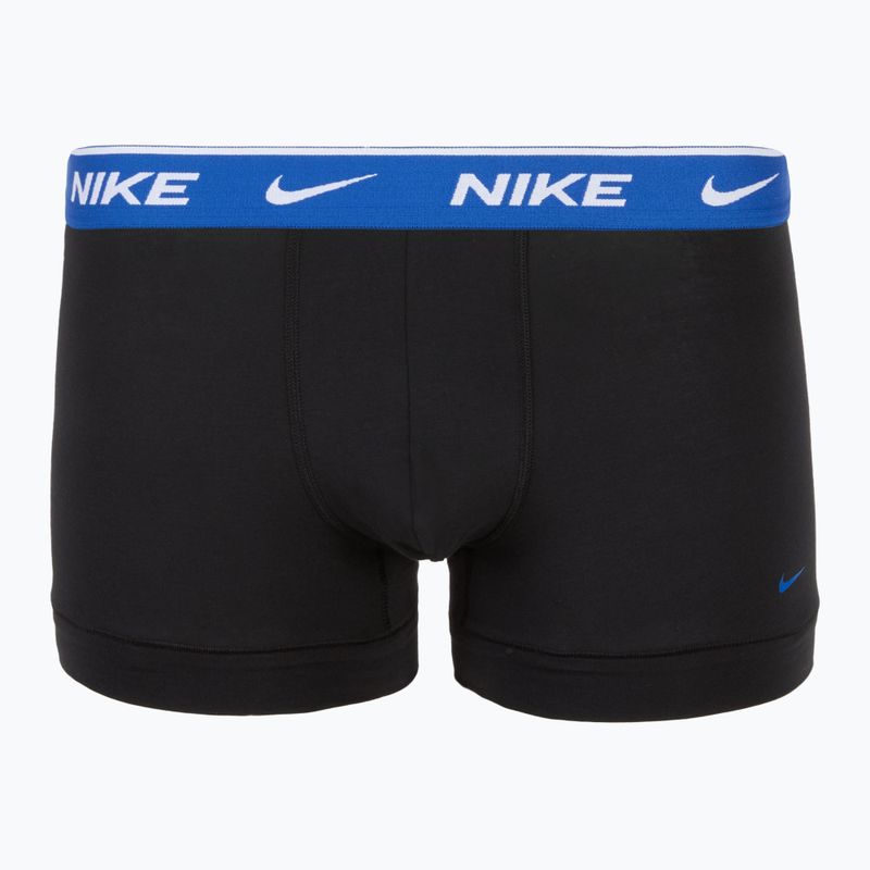Férfi Nike Everyday Cotton Stretch Trunk boxeralsó 3 pár több színben 5