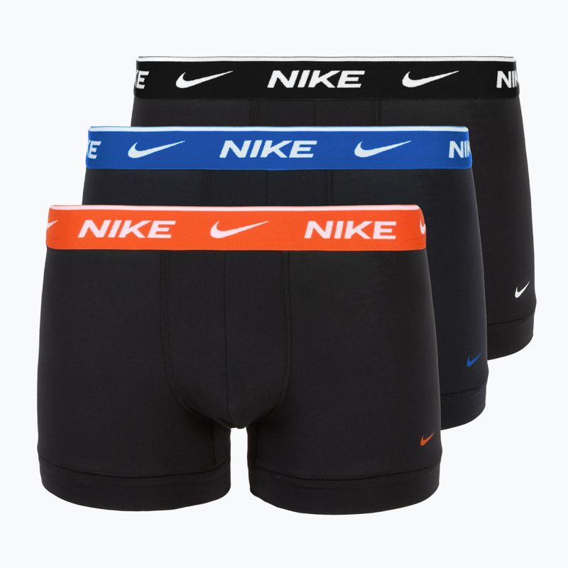 Férfi Nike Everyday Cotton Stretch Trunk boxeralsó 3 pár több színben