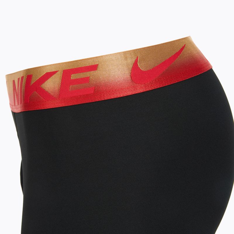 Nike Dri-Fit Essential Micro Trunk férfi boxeralsó 3 pár blk/uni piros/blk/uni piros metál színátmenet wb 6