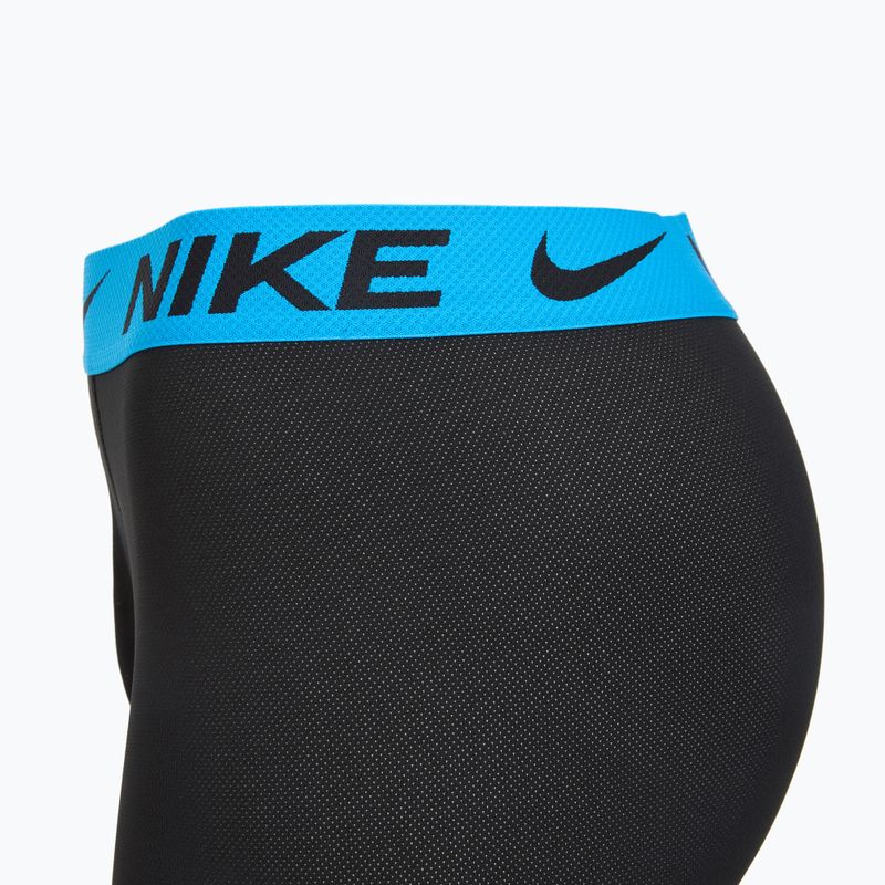 Nike Dri-FIT Cotton Trunk férfi boxeralsó 3 pár fekete menta hab / kék hős / világos kerámia wb 3
