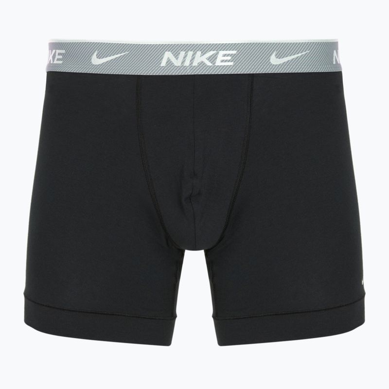 Férfi Nike Everyday Cotton Stretch boxeralsó 3 pár bi/vasszürke/tiszta szürke magas fényű texturált wb 2