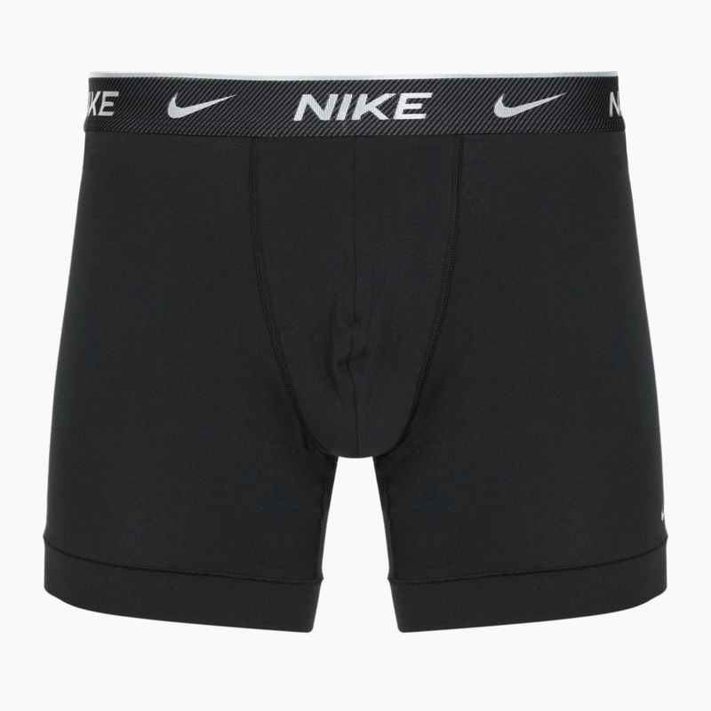Férfi Nike Everyday Cotton Stretch boxeralsó 3 pár bi/vasszürke/tiszta szürke magas fényű texturált wb 5