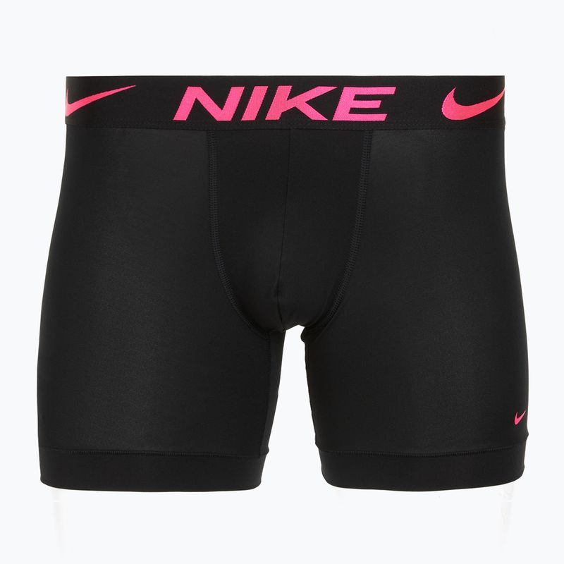 Férfi Nike Dri-Fit Essential Micro Boxer Brief 3 pár fekete hyper pink/uni piros/fekete magas fényű wb 4