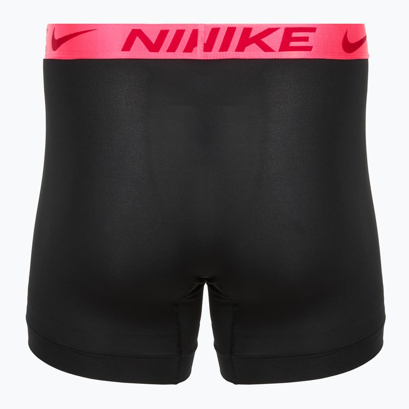 Férfi Nike Dri-Fit Essential Micro Boxer Brief 3 pár fekete hyper pink/uni piros/fekete magas fényű wb 5