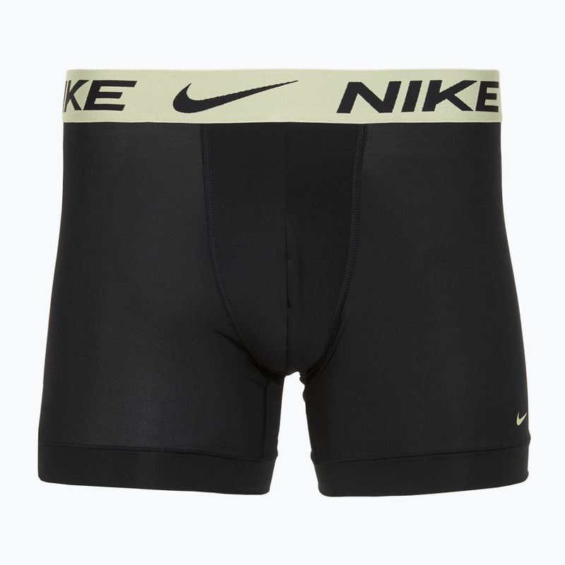 Férfi Nike Dri-Fit Essential Micro Boxer Brief 3 pár blk mosott korall/olive aura/abrtract blue edge wb 3