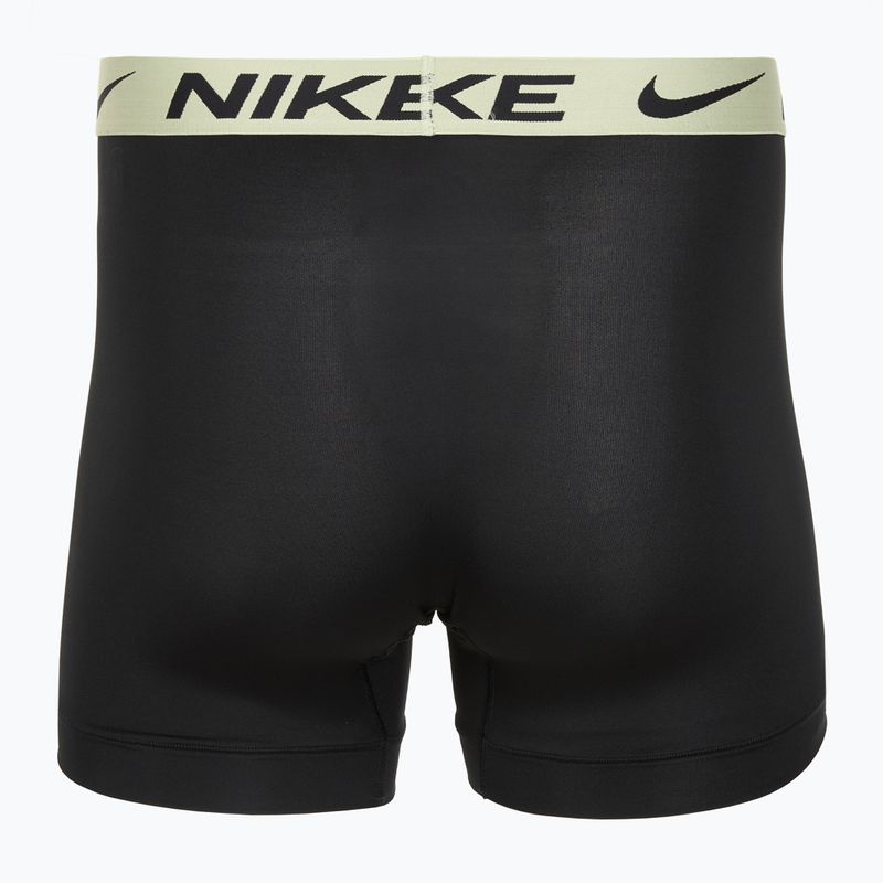 Férfi Nike Dri-Fit Essential Micro Boxer Brief 3 pár blk mosott korall/olive aura/abrtract blue edge wb 5