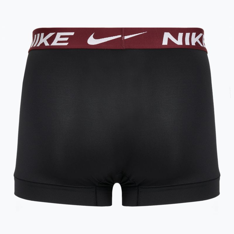 Férfi boxeralsó Nike Dri-Fit Essential Micro Trunk 3 pár fekete egyetemi arany/mély éjszaka/sötét csapat vörös wb 2