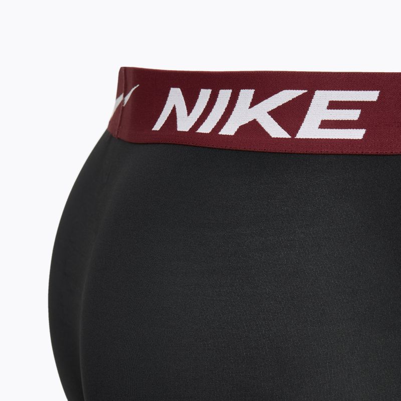 Férfi boxeralsó Nike Dri-Fit Essential Micro Trunk 3 pár fekete egyetemi arany/mély éjszaka/sötét csapat vörös wb 3