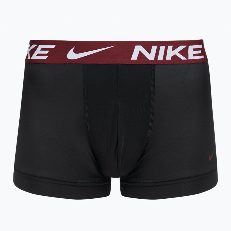 Férfi boxeralsó Nike Dri-Fit Essential Micro Trunk 3 pár fekete egyetemi arany/mély éjszaka/sötét csapat vörös wb 5