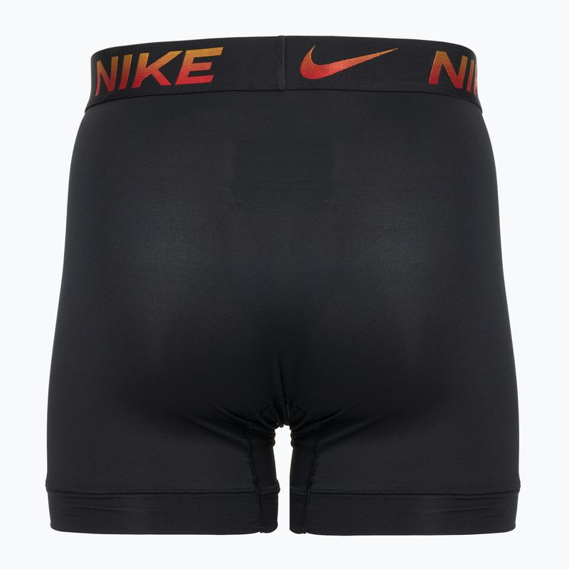 Férfi boxeralsó Nike Dri-Fit Essential Micro Boxer Brief 3 pár egyetemi piros/fekete/fekete metál grdient wb 5
