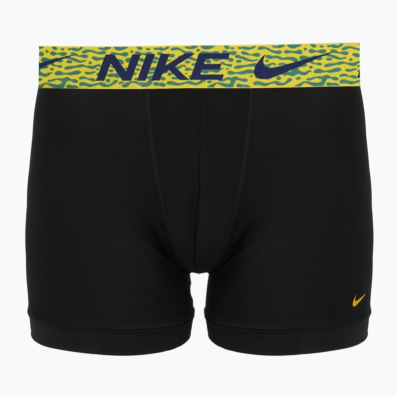 Férfi boxer nadrág Nike Dri-Fit Essential Micro 3 pairs blklightcrimson/ brightcitron/evergreenaur 4