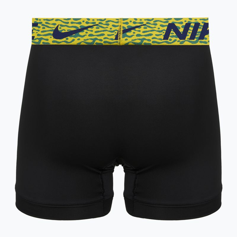 Férfi boxer nadrág Nike Dri-Fit Essential Micro 3 pairs blklightcrimson/ brightcitron/evergreenaur 5