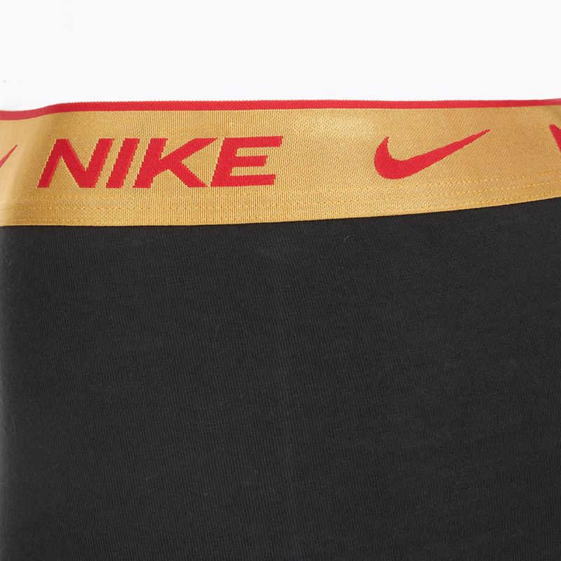 Férfi Nike Everyday Cotton Stretch Trunk boxeralsó 3 pár kék/egyetemi piros/búzakék arany/fekete magas fényű wb 6