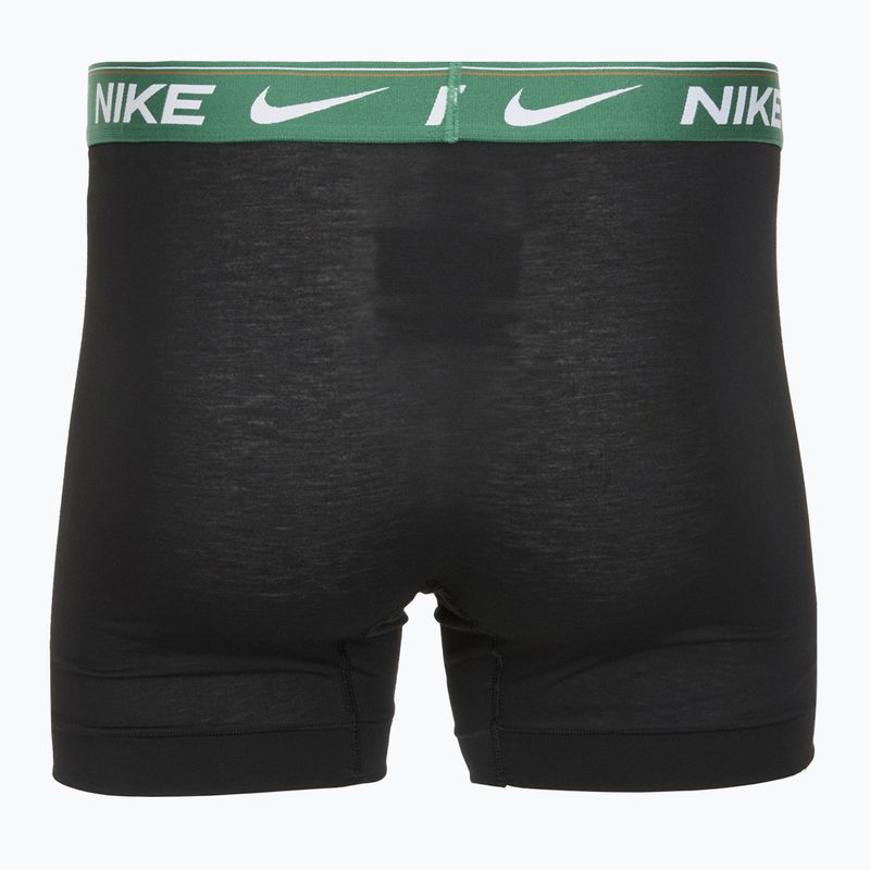 Nike Dri-FIT Ultra Comfort férfi boxeralsó 3 pár fekete evrgreen aura/deep night/fekete derékpántos fekete pár 5