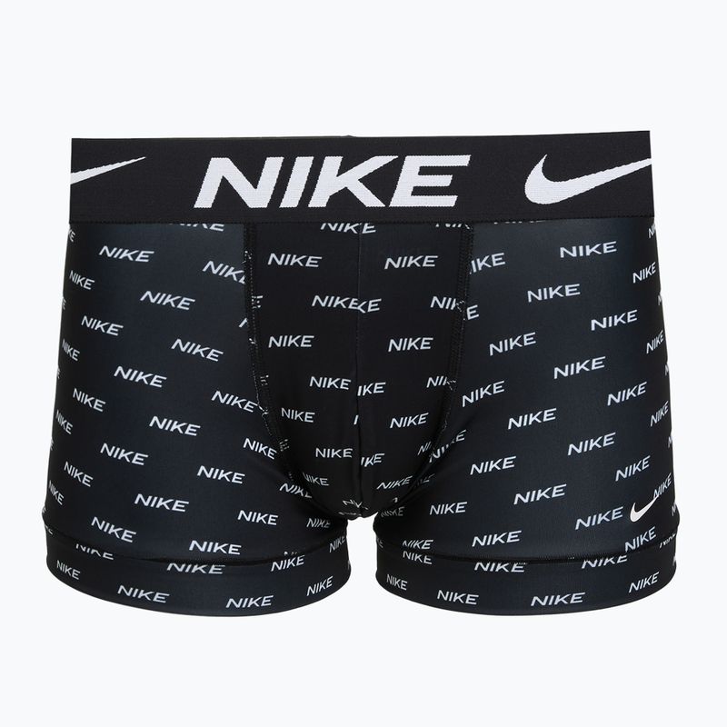 Férfi boxer nadrág Nike Dri-Fit Essential 3 pairs black nike print/mars stone/deep night 3