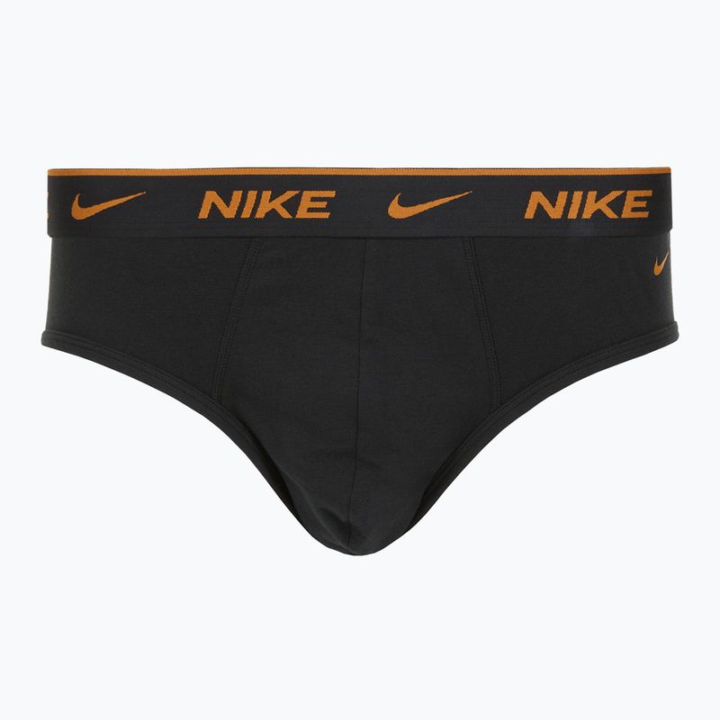 Férfi Nike Everyday Cotton Stretch alsónadrág 3 pár fekete light crimson/desert okkers/fekete wb 4
